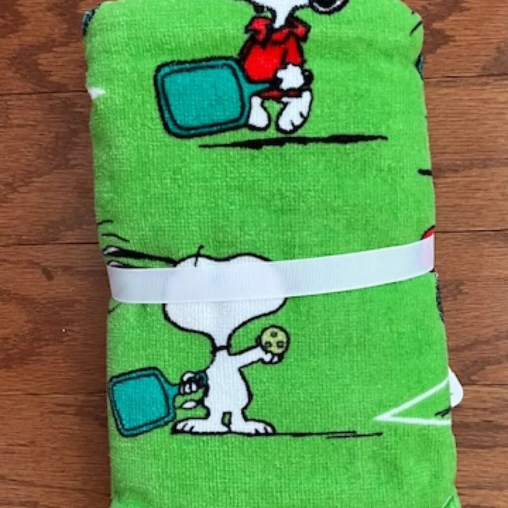 Peanuts 2 Pack Hand Towel Set - Tennis Design